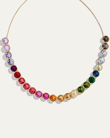 Rainbow Crystal Necklace