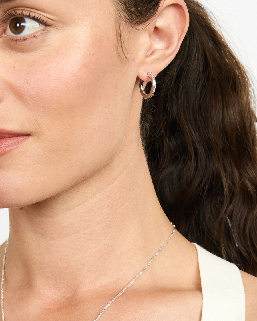 Charlotte Renegade Hoop Earrings | 3/4"