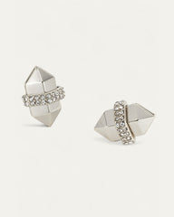 Rebel Stud Earrings | Silver