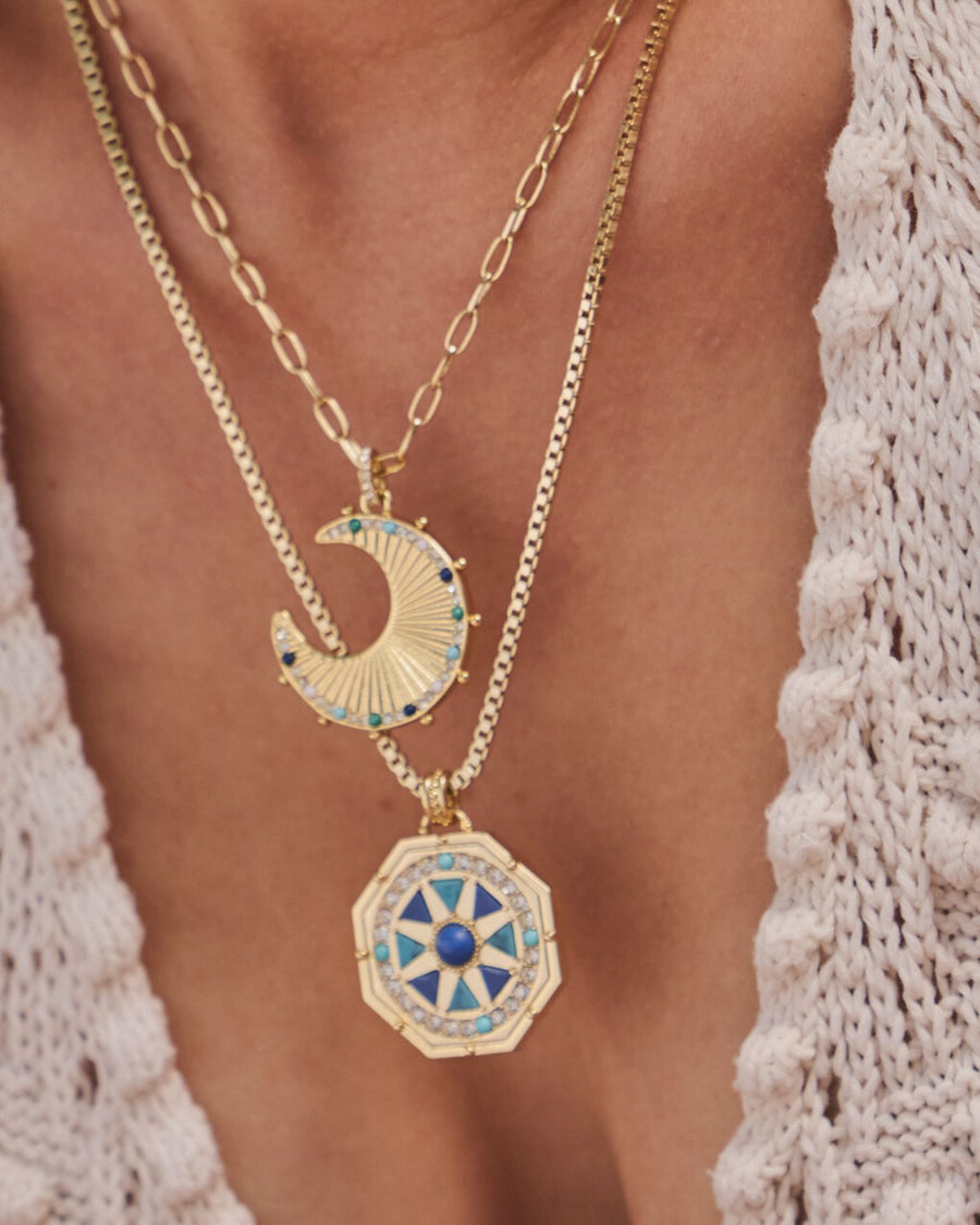 Capri Reversible Pendant Necklace