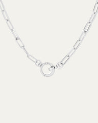 Tatum Convertible Lariat Chain Necklace | Silver