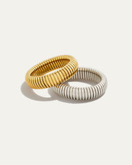 Snake Ring Duo