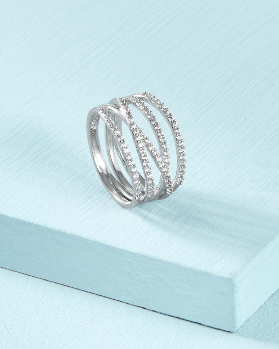 Pavé Stellar Ring