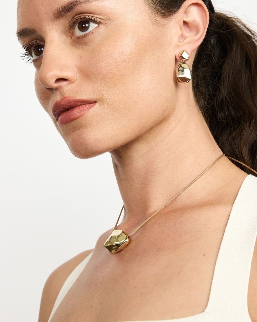 Ulani on Leather Cord Necklace