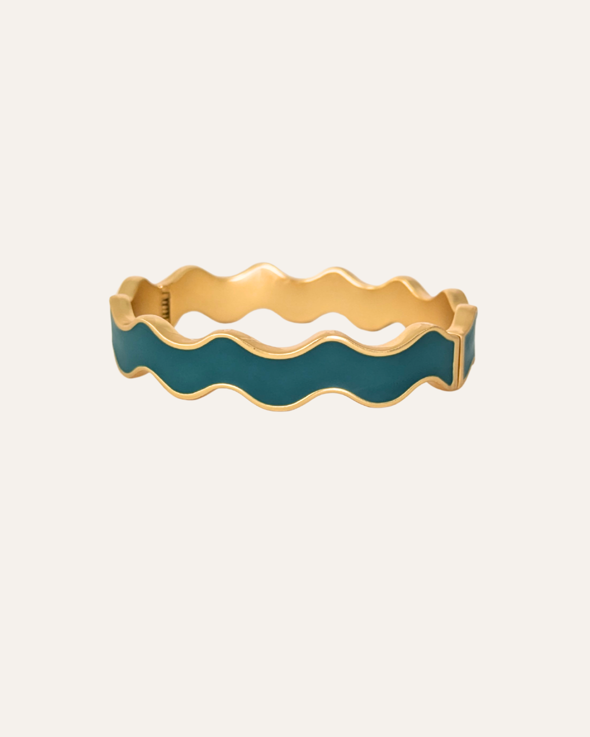 Never Released! Wavy Enamel Bangle | Gold