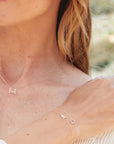 Covet Single Initial 14kt + Diamond Bracelet - Stella & Dot