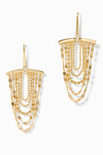 Shimmer Chain Earring