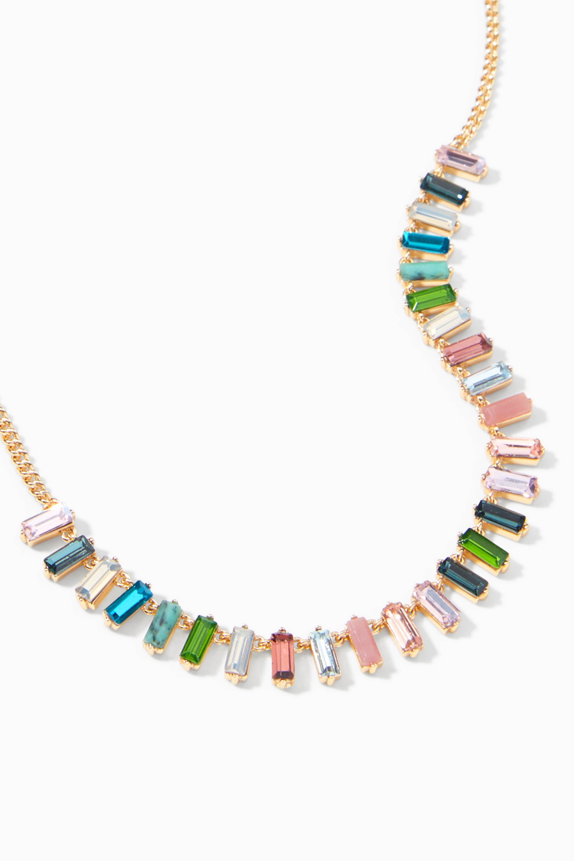 Ombre Baguette Necklace
