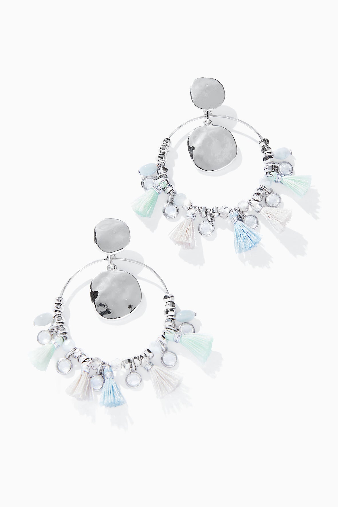 Metal Bubbles Convertible Hoop Earrings