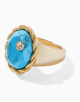 Turquoise Gemstone Signet Ring - Stella & Dot