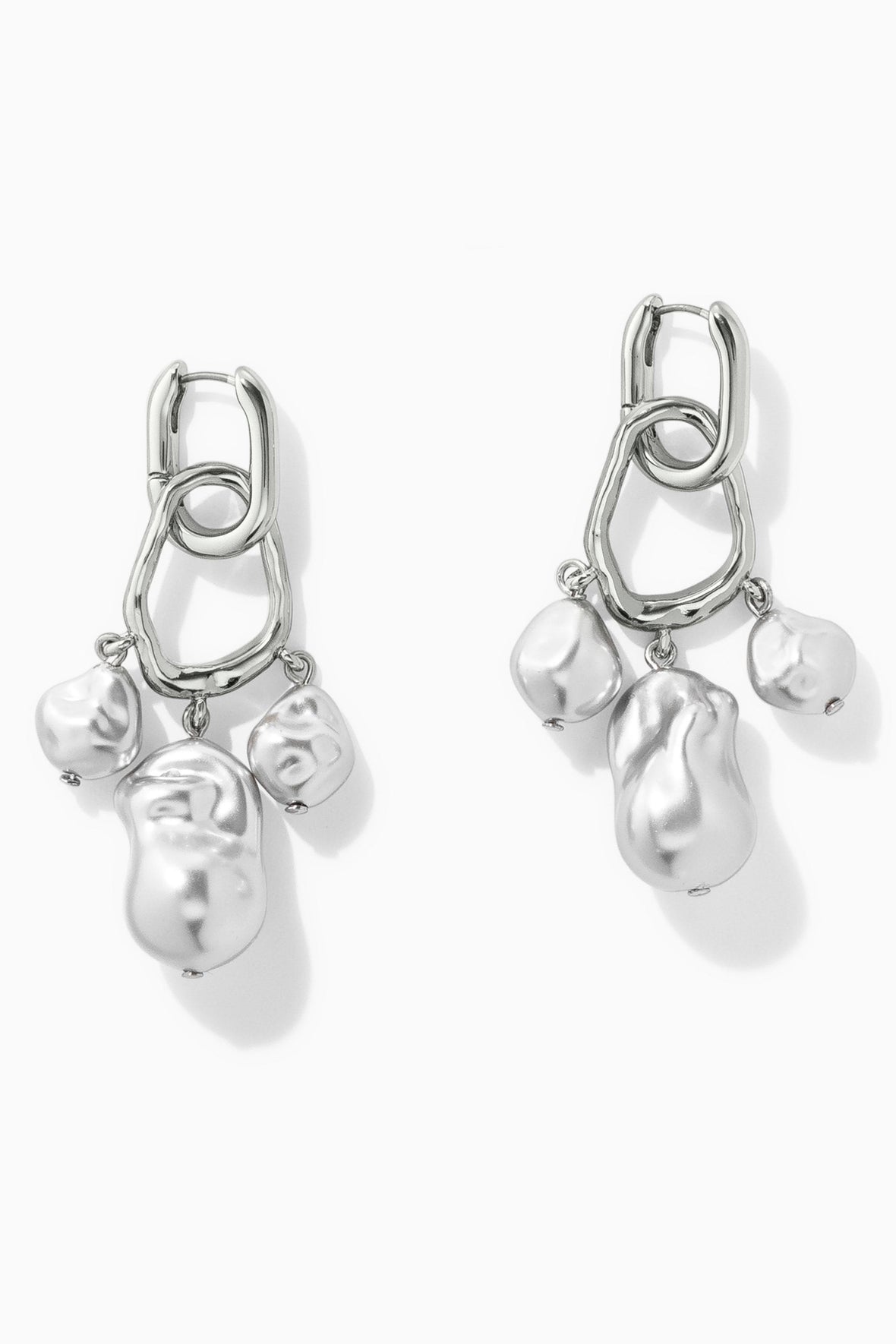 Jackie Pearl Convertible Hoop Statement Earrings - Stella & Dot